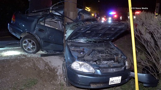 Car Wraps Around Telephone Pole In Major Crash, details below ⤵️ On 5/14/24 at approximately 10:02 PM, CHP and Heartland Fire responded to a an accident at 548 Arnold Way in Alpine. Upon their arrival, they found a single vehicle wrapped around a telephone pole with the driver trapped inside. Fire personnel had to cut the left side of the vehicle off in order to extricate the driver. The male was transported to a nearby hospital with major life threatening injuries. It was unclear why the driver