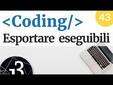 Realizzare programmi eseguibili con Processing - Corso di Coding - #43
