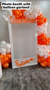 13K views · 213 reactions | Photo booth with balloon garland para sa graduation! (Congratulations Fatma) #balloongarlandbackdrop #balloonideas #balloons #balloondecor #balloonartist | Manding Mich Creations | Facebook