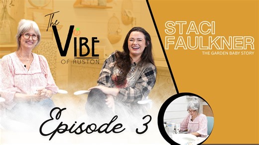 From her first stitches at just two years old to building a beautiful space in downtown Ruston, Staci’s story is all about creativity, community, and coming home. ✨ Her passion for design and sewing has grown into something much bigger — a way to connect people, inspire others, and keep the art of handmade work alive. 💛 Step inside Garden Baby, soon to become Garden Gift & Home, and hear how Staci has stitched her love for family, fabric, and Ruston together — one creation at a time. 🎥 Watch t