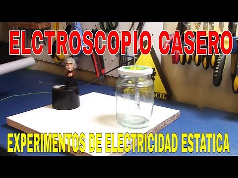 Como hacer un electroscopio casero || How to make an electroscope (DIY)