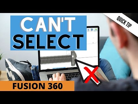 Can't Select Anything in Fusion 360 (How To Fix It)