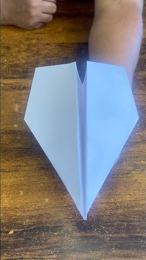 Paper Airplane Flying With Electric Motor Launcher