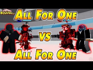 All For One VS All For One | Boku No Roblox Remastered