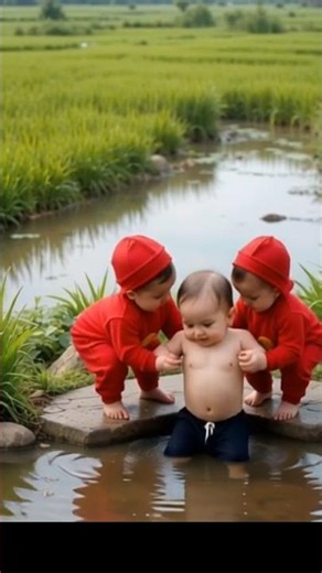 Baby Falls in Water While Playing 😍 | Cute Baby Banana Dress Fun