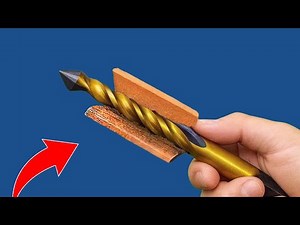 The Sharpening Method Drill Bits Razor Sharp with This Genius DIY woodking Tool