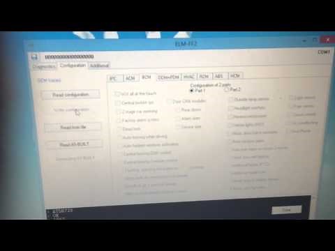 Tutorial activar control de crucero para ford focus MK2 con ELM-FF2 y ELMconfg