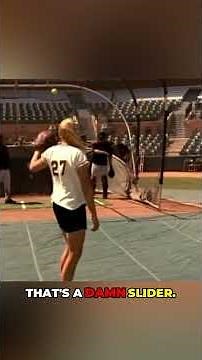 Barry Bonds & Albert Pujols take on Jennie Finch. #mlb #softball