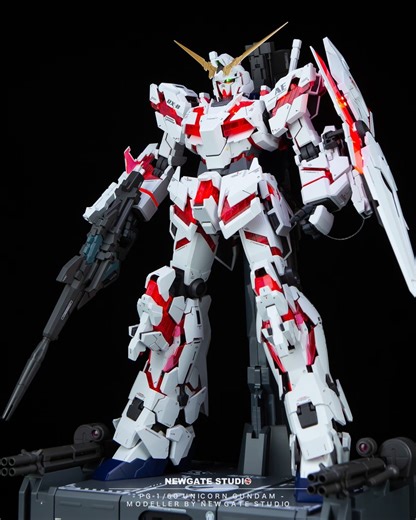 727K views · 19K reactions | Full Video PG 1/60 RX-0 Unicorn Gundam NTD Mode #NewGateStudio | NewGate Studio | Facebook