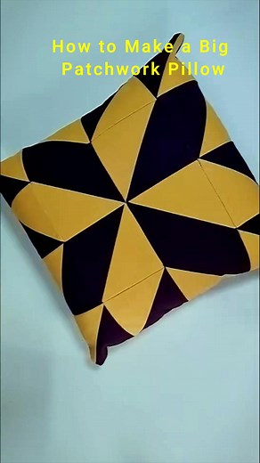 How to make a big patchwork pillow- #DIY #patchwork #pillow #crafting #howtomake #Handmade #DIY #easytolearn #handmadediy #handmade #Craft #reelsfypシ #handcraft #lovecrafting #new #Crafting #sewinghacks #pillowcoverdesign #pillowcover #patchwork #patchworkdesign #patchworklovers #pillowlove #pillowdesign #pillows #selfimprovementsdaily #cushioncover #cushinlove #crafts #trending #selfimprovementdaily #diycrafts #allgirlsthings | All Girls' Things