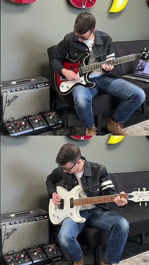 Eastwood Sidejacks and the Valco Five-O are all you need to catch a wave this summer. Cowabunga! 🏄