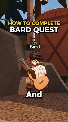 How To Complete Bard Quest Easy in The Forge #shorts #roblox #theforge #theforgeroblox #virall