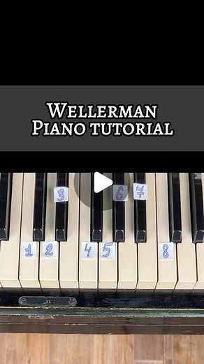 Nightingale on Instagram: "WELLERMAN Piano Tutorial ⚓️ #piano #wellerman"