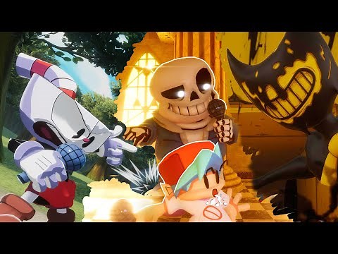 FNF Character Test Animation vs Gameplay Crossed Out