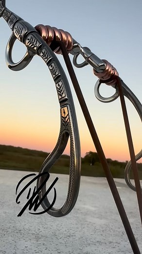 DW w/ stainless 122 Hand made by Dillon White Forged high carbon shanks with silver bars tied to a classic 122 mouth, but machined and constructed in stainless steel for high durability and corrosion resistance. | Dillon White