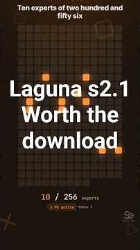 Laguna S 2.1: 118B Parameters, 8B Active — Worth the Download?
