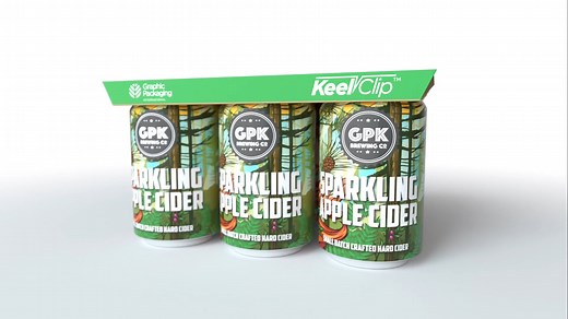 KeelClip™: Recyclable paperboard packaging for can multipacks