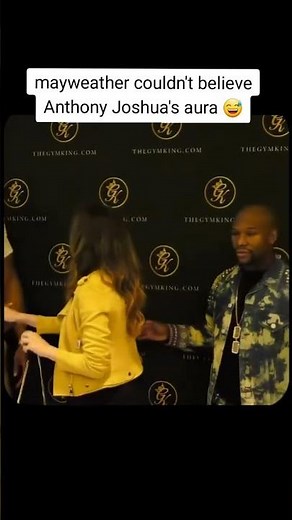 Anthony Joshua and Mayweather