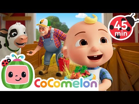 Baby JJ Visits MacDonald's Farm 🐮| CoComelon | Sing Along | Learn about Animals