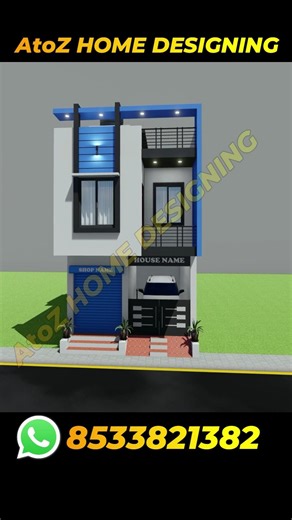 Small Shop With House Plan #home #song #shorts #house #construction #interiordesign #electrical
