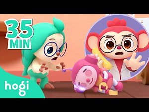 Five Little Monkeys and more! | + Compilation | Pinkfong & Hogi | Nursery Rhymes | Sing with Hogi