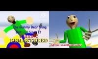 Mix of 2 videos from youtube : gummy bear baldi vs baldi