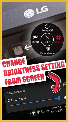 Change brightness setting from screen #netcomservices #techtips #servicetips #shorts #short