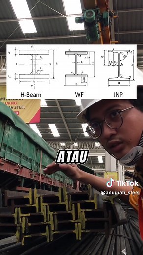 Tips Membedakan Besi H Beam, IWF dan INP secara Visual