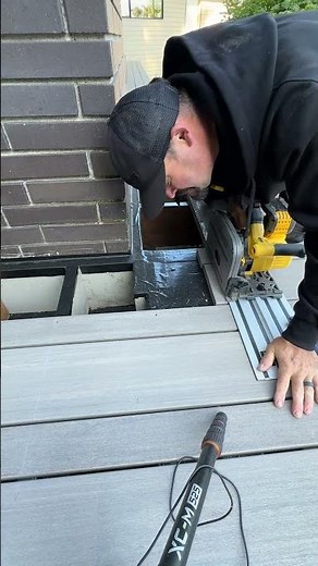 Trimming Deck Board Ends Precisely