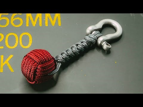 Monkey's Fist BEAD Keychain | HOW TO | Tutorial