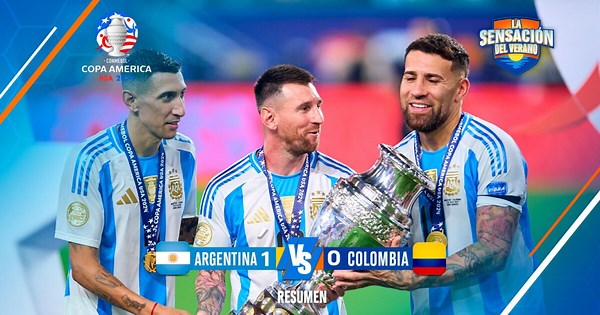 Resumen: Argentina 1-0 Colombia | Final de la Copa América 2024