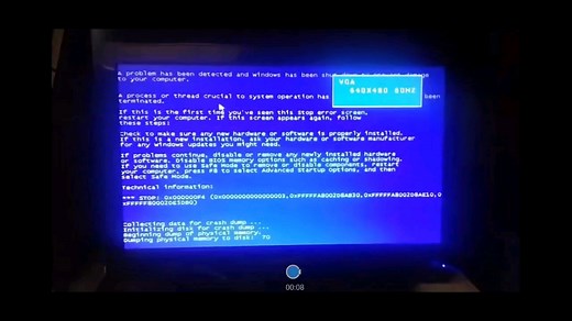 Windows Blue screen on Death 蓝屏合集