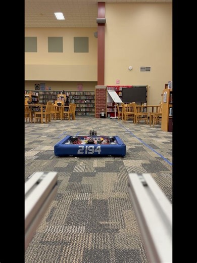First Auto Path Test on Our FRC Robot