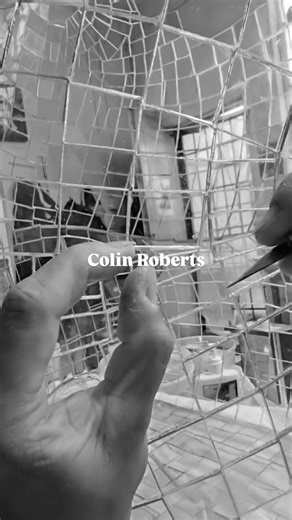 DUENDE | Black&White Artworks ✪ on Instagram: "Colin Roberts, a graduate of the Otis School of Art and Design, creates sculptures and installations that explore the human condition through cultural imagery reworked into surreal forms. Exhibited internationally, Roberts lives and works in Los Angeles. The Green Pillow perfectly embodies his approach: an object that appears soft but is actually crafted through meticulous work with plexiglass and acrylic, cut, fitted, and glued together like a lumi