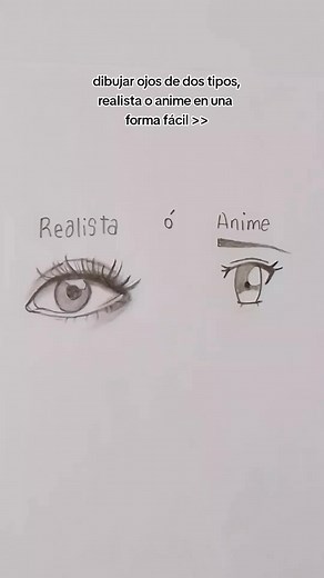 ojo realista o anime en una sola forma. #dibujante #dibujando #lapiz #anime #realista #ojoslapiz #papel