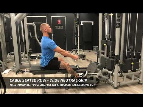 EXERCISE TUTORIAL: Cable Seated Row - Wide Neutral Grip