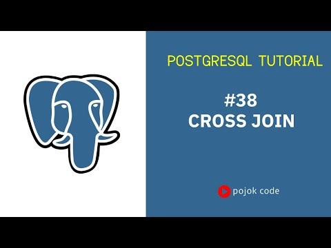 POSTGRESQL TUTORIAL #38 CROSS JOIN