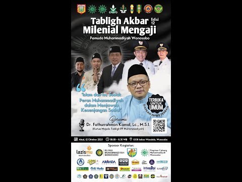 MILENIAL MENGAJI 12 OKTOBER 2025 GOR WONOLELO WONOSOBO