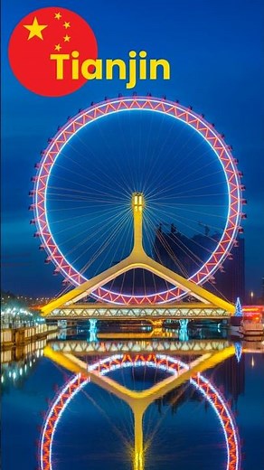 The Chinese City With a Ferris Wheel #china