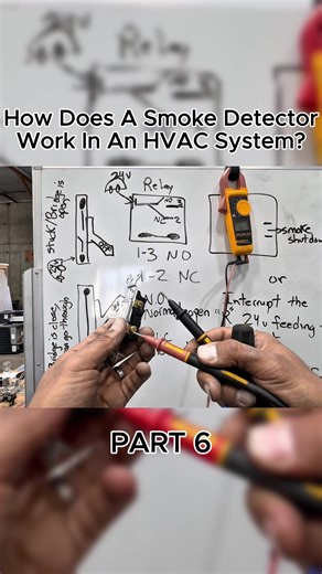 How Does A Smoke Detector Work In An HVAC System? (System Sensor D4120 Duct Smoke Detector) #hvac #air #airconditioner #conditioner