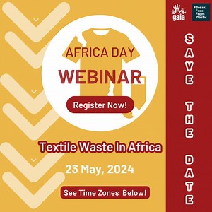 WEBNINAR ALERT! Did you know that Textile Waste is linked to plastic...