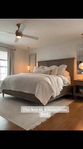 Luxurious Bed Styling on a Budget: Layered Textures & Velvet Shams
