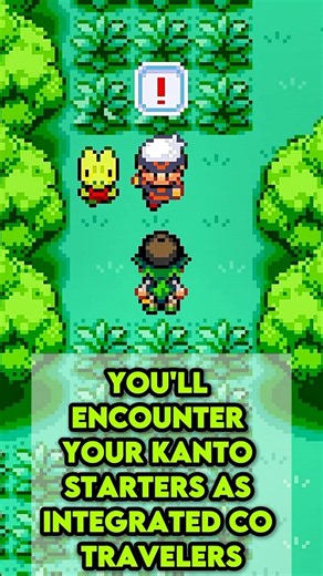 Starters STALK you before they join your team?! 🎒 #pokemon #shorts