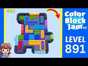 Color Block Jam Level 480 (891) Solution Walkthrough