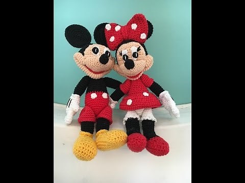 How to make Minnie using amigurumi technique PART ONE