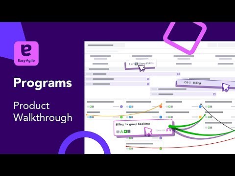 Easy Agile Programs Product Walkthrough