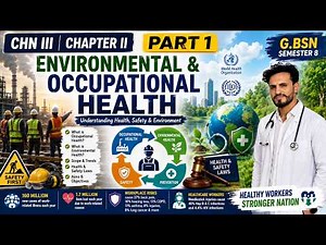 2.4 Environmental & Occupational Health Explained | Community Health Nursing | Explained by Tutor