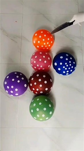 Beautiful Polka Dot Balloons Exploding in Slow Motion💦💨💫