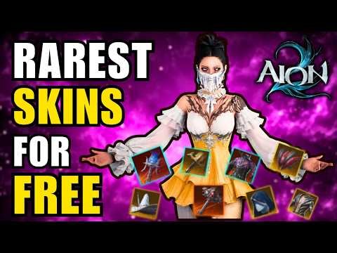How To Get The RAREST Skins In AION 2 For FREE + Showcase (Taiwan Server)