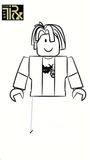 DA 480d how to draw Bacon Boy (Roblox)